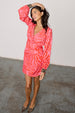 caption_Model wears Valentine Animal Mini Vienna Dress  in UK size 8/ US 4