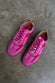 Pink and Red Leather Trainer
