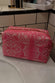 Red Bandana Reversible Make Up Bag