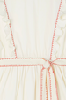 Cream And Red Pollenca Mini Dress