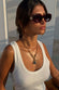 Red Wiggle Arm Acetate Sunglasses