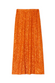 Orange Sequin Dorris Skirt
