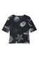 Black Seashell Mesh T Shirt