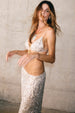 Silver Sequin Bra