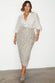 caption_Model wears Sequin Maxi Wrap Jaspre Skirt in UK size 18 / US 14
