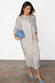 caption_Model wears Sequin Jem Dress in S/M