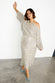 caption_Model wears Silver Sequin Tilly Top in UK size 18/ US 14