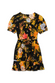Black Sofia Mini Tea Dress