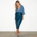 Teal Vegan Leather Jaspre Skirt