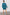 Thumbnail for Teal Vegan Leather Mini Jaspre Skirt Petite