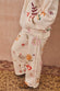 Cream Sundazed Wide Leg Accessible Joggers