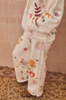 Cream Sundazed Wide Leg Accessible Joggers