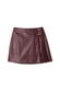 Burgundy Mini Kilt Skirt