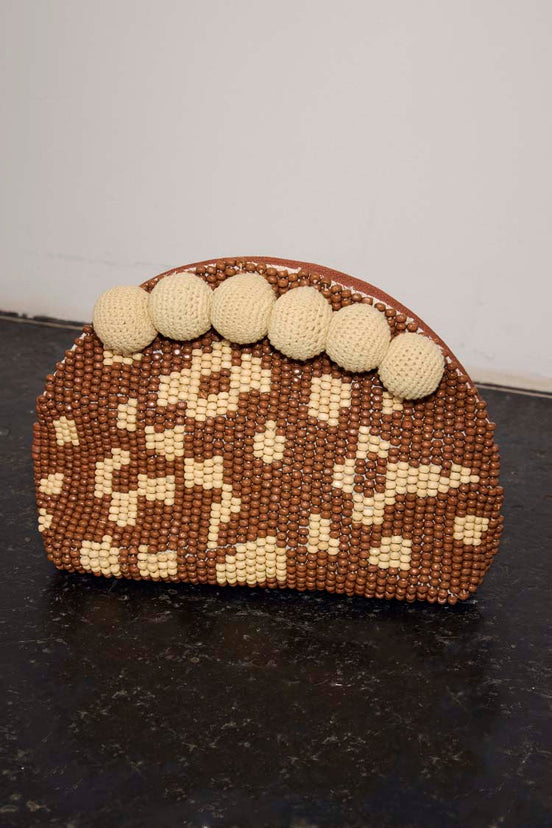 Jaden Beaded Clutch Bag