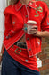 Red Mystical Knit Bandana