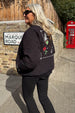Black Nylon Bomber