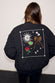Black Nylon Bomber