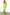 Thumbnail for caption_Model wears Lime Ombre Plisse Claudia Dress in UK size 10/ US 6