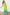 Thumbnail for caption_Model wears Lime Ombre Plisse Claudia Dress in UK size 10/ US 6