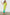 Thumbnail for Lime Ombre Plisse Claudia Dress