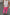 Thumbnail for Pink Denim Scallop Detail Jeans