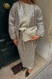 Sequin Maxi Wrap Jaspre Skirt