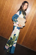 Teal Mara Abstract Dorris Skirt