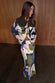 Teal Mara Abstract Dorris Skirt