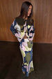 Teal Mara Abstract Dorris Skirt