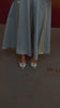 Model wearing Denim Jacquard Monty Dress