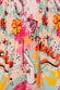 Pink Lucky Print Mini Dress