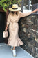 Beige Sweat Maxi Dress - nfd-demo-dev