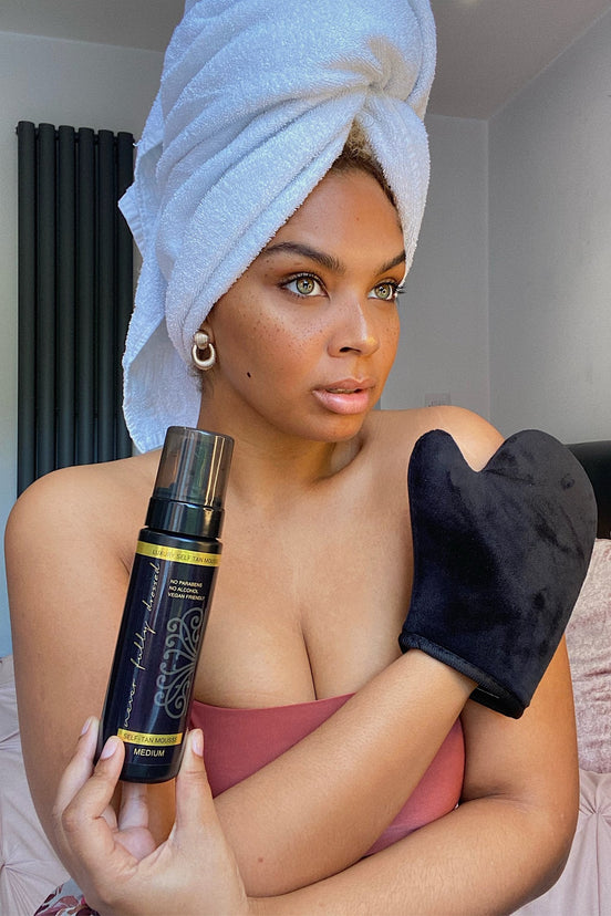 Black Fake Tan Application Mitt - nfd-demo-dev