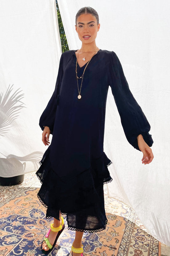Black Harmony Maxi Dress - nfd-demo-dev
