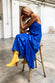 Blue Burn Out Slip Dress - nfd-demo-dev