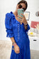 Blue Burn Out Slip Dress - nfd-demo-dev