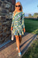 Blue Monaco Johanna Print Dress - nfd-demo-dev