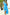 Thumbnail for Blue Sleeveless Foil Wrap Dress - nfd-demo-dev