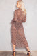 Brown Sheer Leopard Wrap Dress - nfd-demo-dev