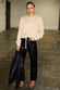 Camel Organza Frill Sweat Top - nfd-demo-dev