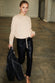 Camel Organza Frill Sweat Top - nfd-demo-dev
