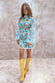 Cotton Apricot Field Mini Dress - nfd-demo-dev