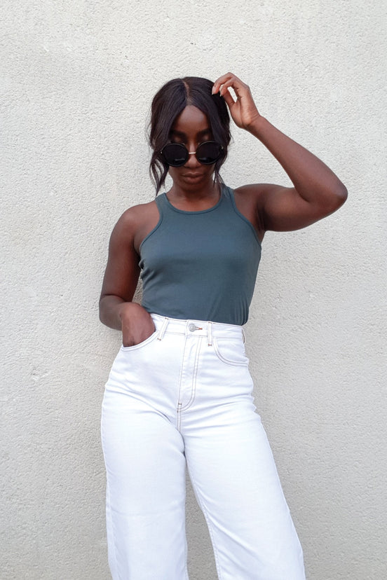 Forest Green Basic Tank Top - nfd-demo-dev