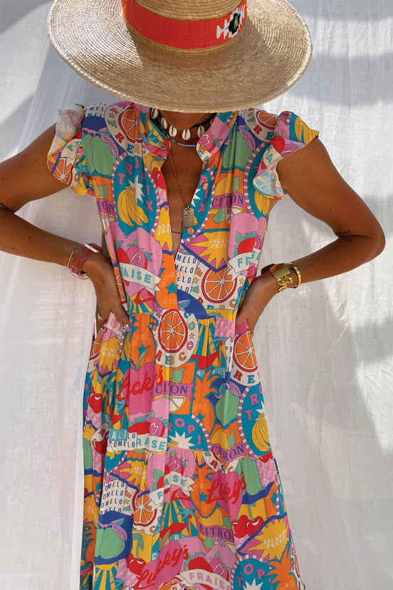 Fraies Midi Panel Dress - nfd-demo-dev