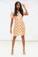 Gold Paisley Lindos Mini Dress - nfd-demo-dev