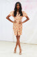 Gold Paisley Lindos Mini Dress - nfd-demo-dev