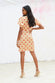 Gold Paisley Lindos Mini Dress - nfd-demo-dev