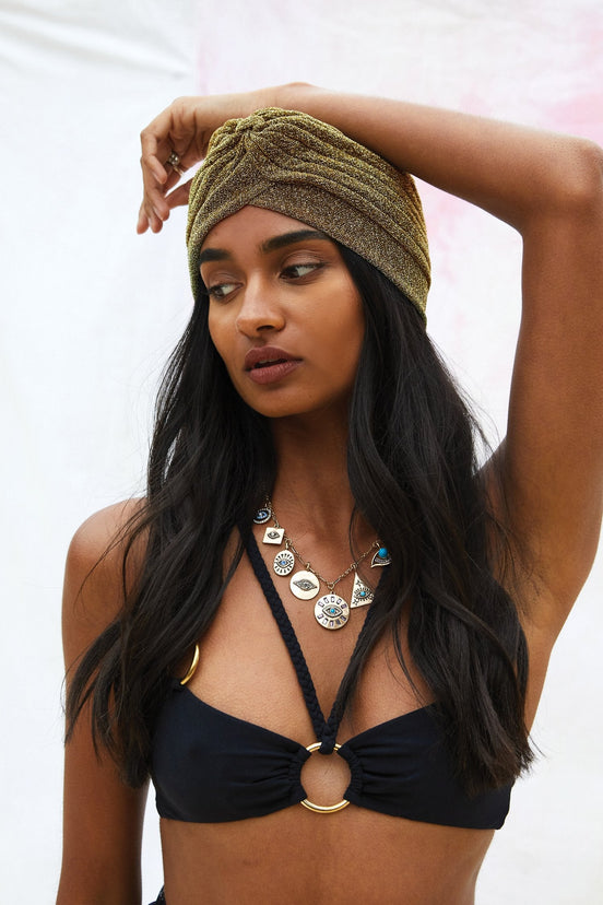 Gold Sparkle Headscarf - nfd-demo-dev