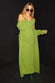 Green Knit Maxi Cardi - nfd-demo-dev