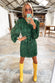 Green Leopard Mini Wrap Dress - nfd-demo-dev